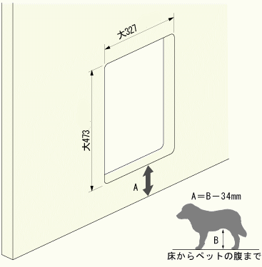 ペットくぐーる施工図