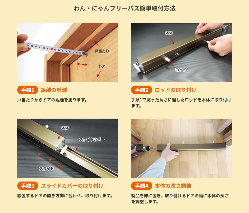 金物専科】森村金属 わんにゃんフリーパス の通販ショップ