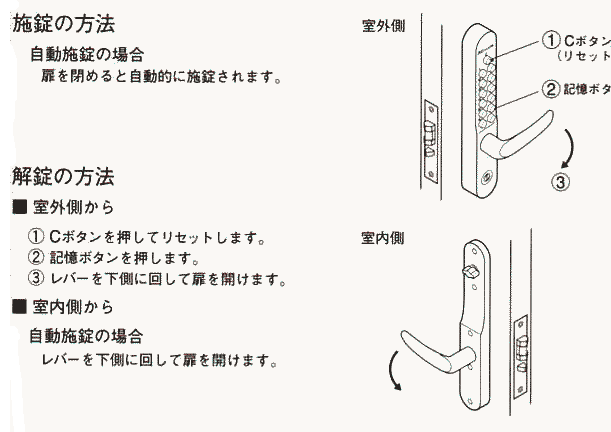 【爆買い！】 長沢 キーレックス 22823M 自動施錠鍵付 22823M-AS onishidenso.co.jp